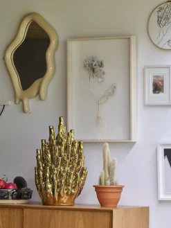 Jarrón artesanal Coral Reef, 35 cm