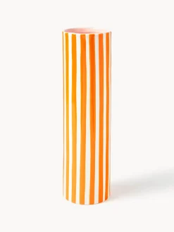 Jarrón artesanal de porcelana Ray, 29 cm