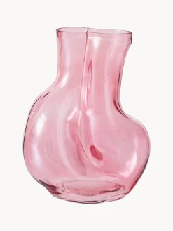 Jarrón artesanal de vidrio Gleam, 22 cm