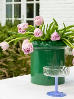 Jarrón artesanal Turban, 21 cm