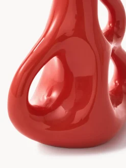 Jarrón de cerámica artesanal Three Ears, Al 21 cm