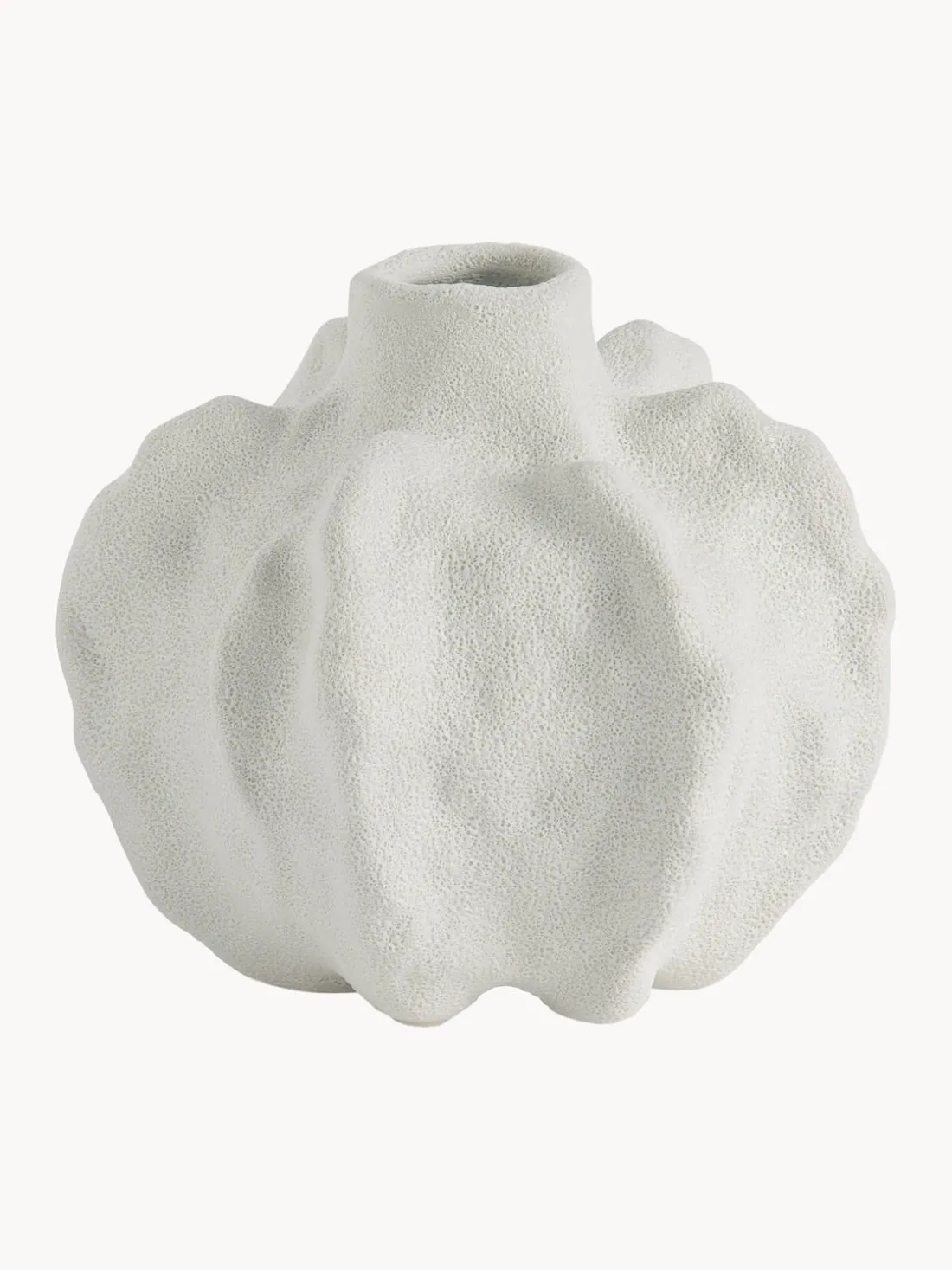 Jarrón de cerámica Coral, 16 cm