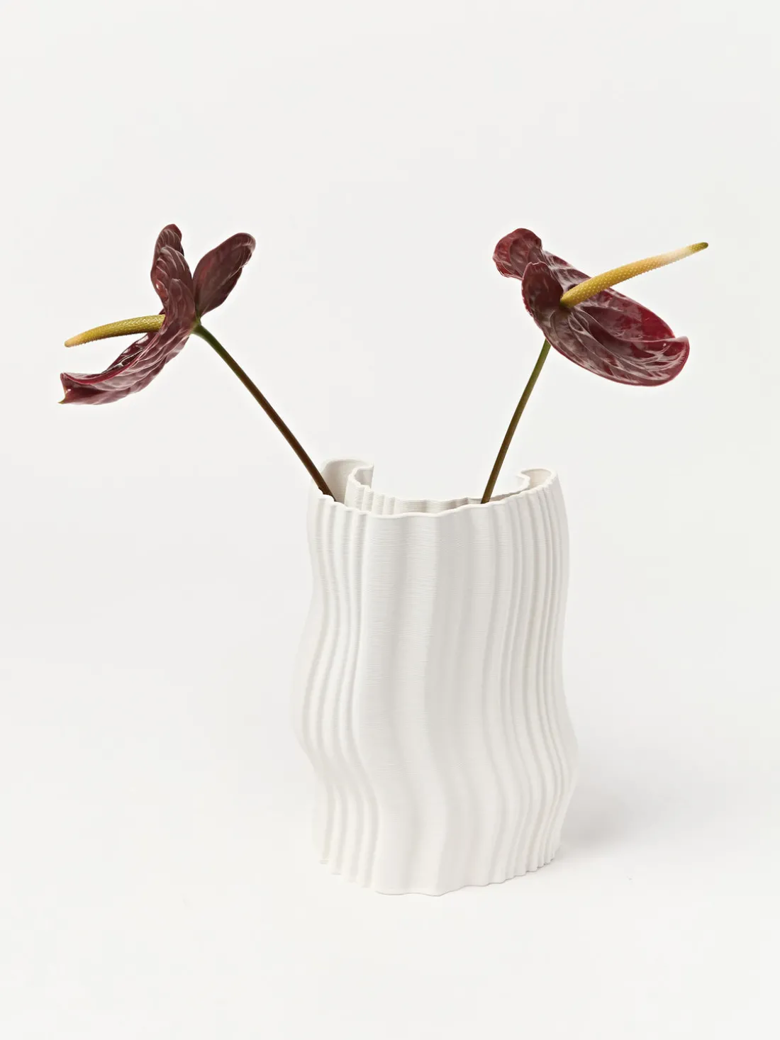 Jarrón de gres Moire, 30 cm