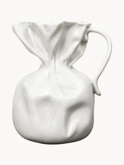 Jarrón de porcelana Crumple, 26 cm