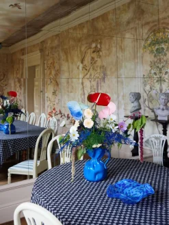 Jarrón de porcelana Crumple, 26 cm