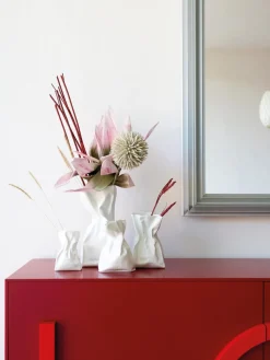 Jarrón de porcelana de diseño Adelaide, 20 cm