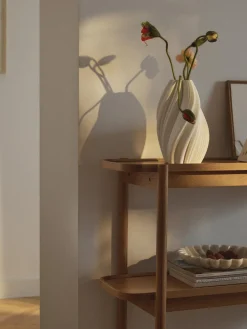 Jarrón de porcelana en 3D Melody, 29 cm