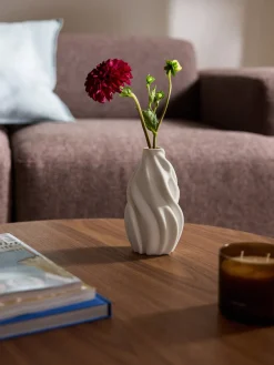 Jarrón de porcelana impreso en 3D Melody, 18 cm