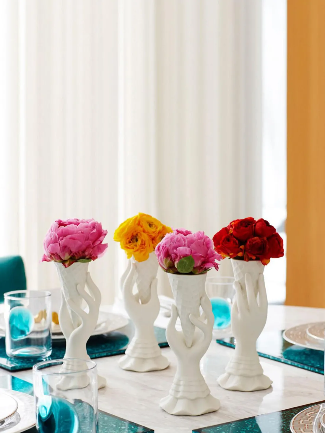 Jarrón de porcelana I-Scream, 20 cm