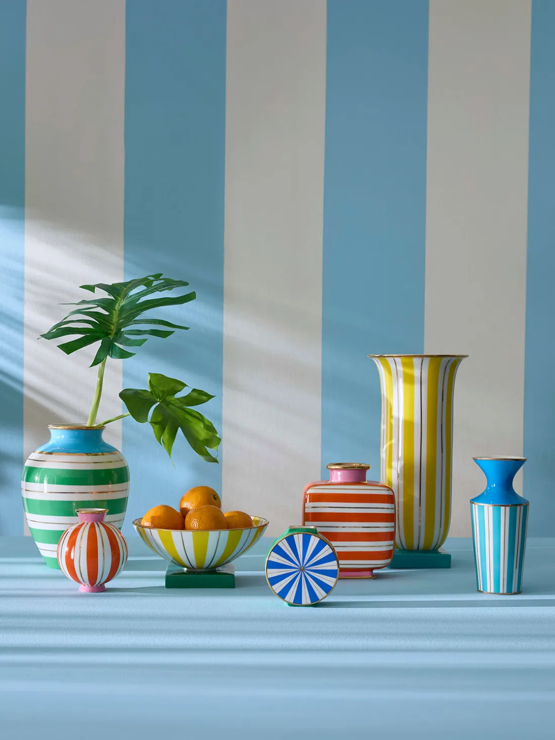 Jarrón de porcelana Portofino