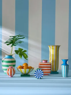 Jarrón de porcelana Portofino