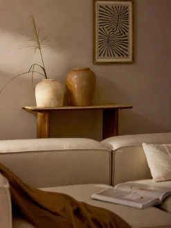 Jarrón de suelo de terracota Veda, 39 cm