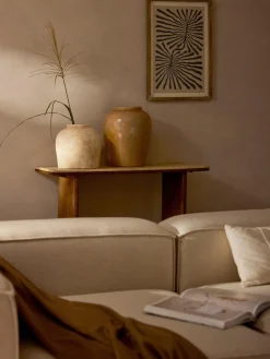 Jarrón de suelo de terracota Hilo, 28 cm