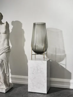 Jarrón de suelo soplado Échasse, 28 cm