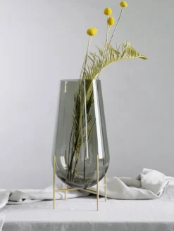 Jarrón de suelo soplado Échasse, 44 cm