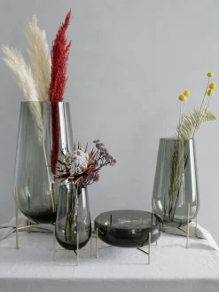 Jarrón de suelo soplado Échasse, 44 cm