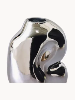 Jarrón de vidrio artesanal Gleam, 18 cm