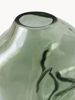 Jarrón de vidrio artesanal Gleam, 18 cm