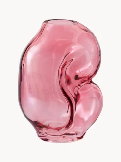 Jarrón de vidrio artesanal Gleam, 18 cm