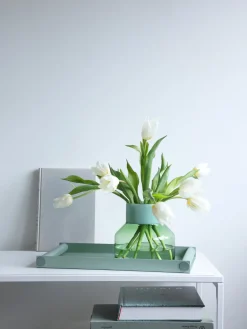 Jarrón de vidrio borosilicato Generous, 17 cm