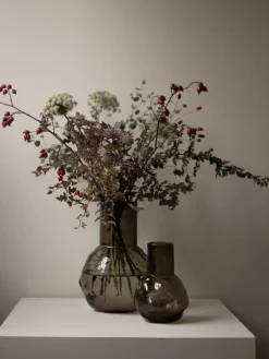 Jarrón de vidrio Bunch, 30 cm