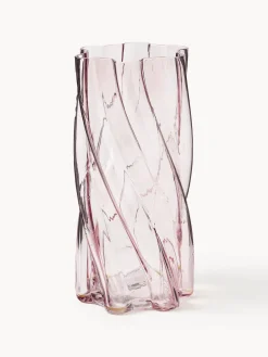 Jarrón de vidrio Marshmallow, 25 cm