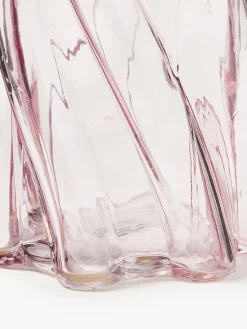 Jarrón de vidrio Marshmallow, 25 cm