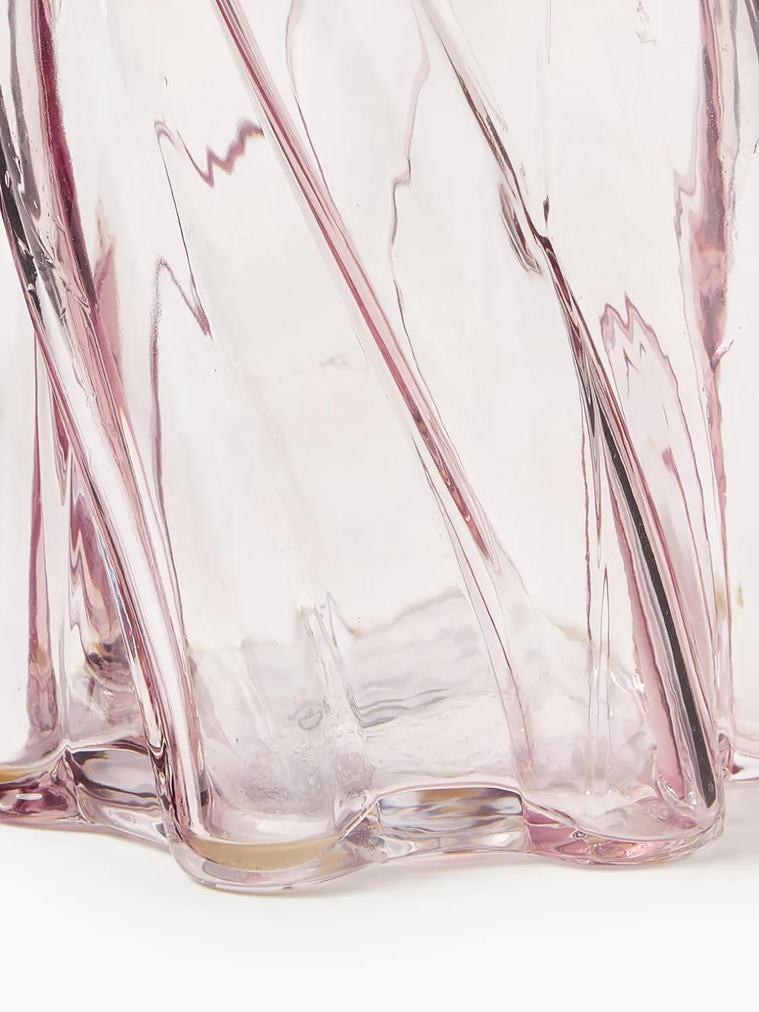 Jarrón de vidrio Marshmallow, 25 cm