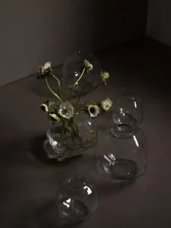 Jarrón de vidrio Pebble, 20 cm