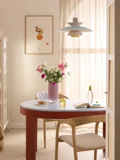 Jarrón de vidrio Rosabella, 28 cm