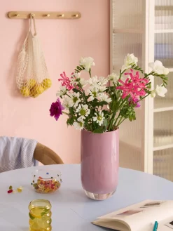 Jarrón de vidrio Rosabella, 28 cm