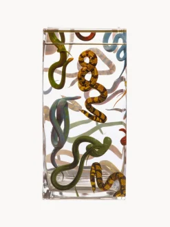 Jarrón de vidrio Snakes, 30 cm