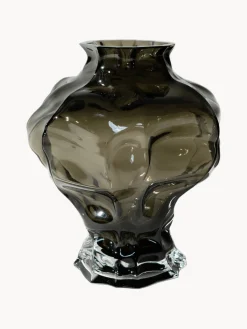 Jarrón de vidrio soplado Ammonit, 30 cm