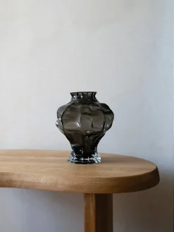 Jarrón de vidrio soplado Ammonit, 30 cm