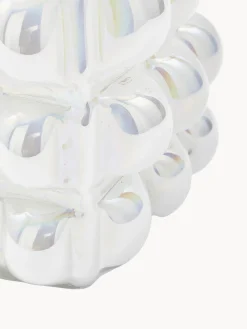 Jarrón de vidrio soplado Bubble, 18 cm