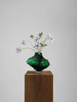 Jarrón de vidrio soplado Canyon, 23 cm