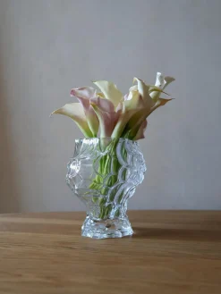 Jarrón de vidrio soplado Canyon, 18 cm