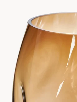 Jarrón de vidrio soplado Lustre, 17 cm