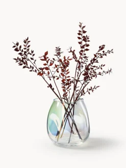 Jarrón de vidrio soplado Rainbow, 17 cm