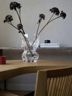 Jarrón de vidrio soplado Reflection, 30 cm