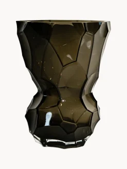 Jarrón de vidrio soplado Reflection, 30 cm