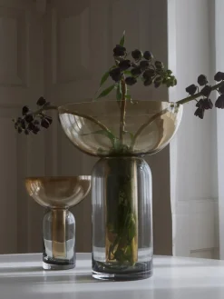 Jarrón de vidrio soplado Torus, 33 cm