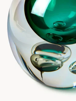 Jarrón de vidrio soplado Tyron, 17 cm