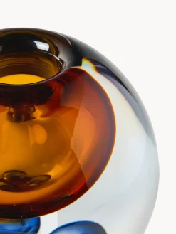 Jarrón de vidrio soplado Tyron, 17 cm