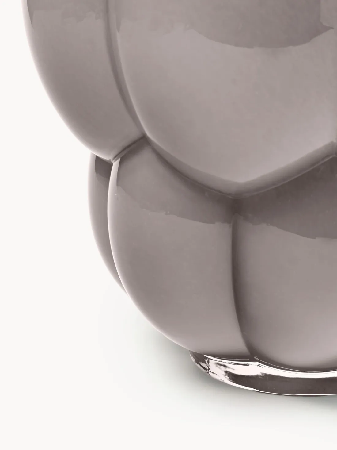 Jarrón de vidrio soplado Uva, 28 cm