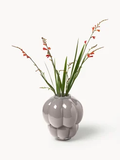 Jarrón de vidrio soplado Uva, 28 cm