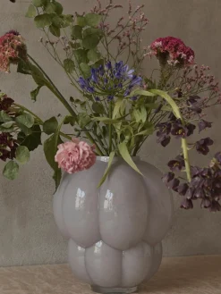 Jarrón de vidrio soplado Uva, 28 cm