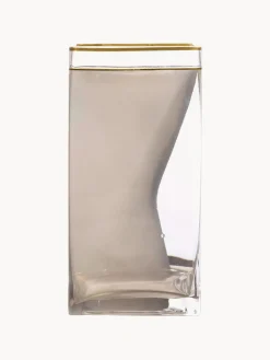 Jarrón de vidrio Two Of Spades, 30 cm