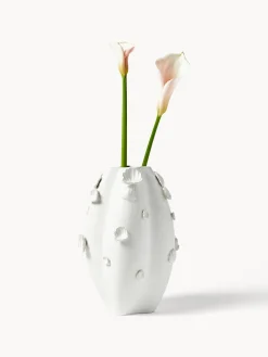 Jarrón esmaltado con decoración de conchas Mar, 31 cm