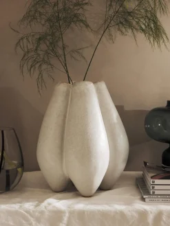 Jarrón grande de gres Frida, 31 cm